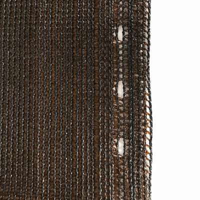 Factory Brown 120gsm 1.5mx10m PE UV taped edge plastic privacy screen for balcony and garden