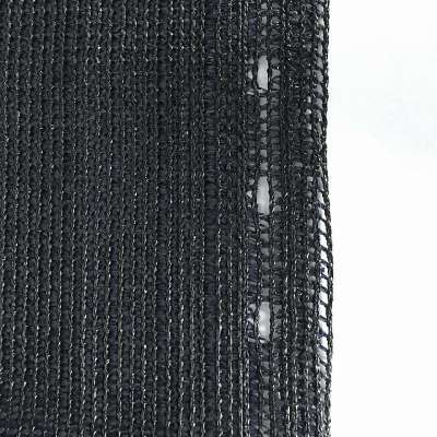 Factory black 120gsm 1.5mx20m PE UV taped edge plastic privacy screen for balcony and garden